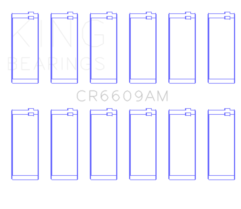 King Engine Bearings BMW M30/M32/B35 (Size +1.0mm) Connecting Rod Bearing Set