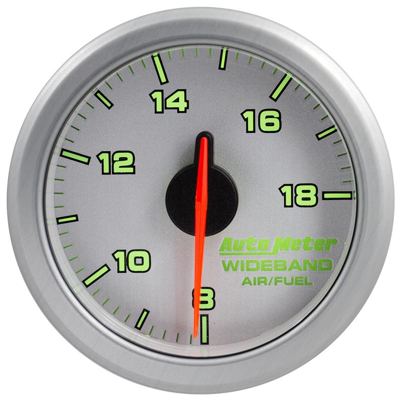 Autometer Airdrive 2-1/6in Wideband Air / Fuel Gauge 10:1-17:1 ARF Range - Silver