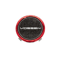 Vossen Classic Carbon Billet Sport Cap 2.0 - Large (VHFL) - Transparent Red - Forged (Gloss)