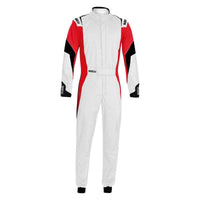 Sparco Suit Competition (Boot Cuff) 50 White/Red