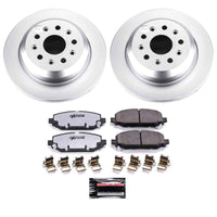 Power Stop 18-25 Jeep Wrangler Rear Z36 Coated Truck & Tow Brake Kit