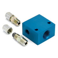 Autometer Transmission Line Adapter Fitting for 5/16in O.D. Tubing 1/2in NPTF