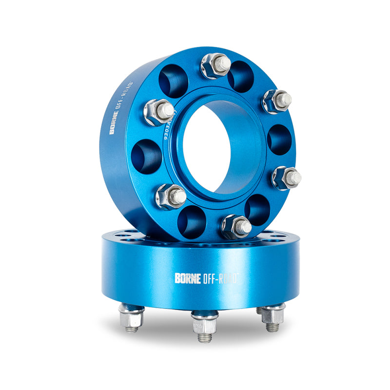 Mishimoto Wheel Spacers - 6x139.7 - 93.1 - 35mm - M12 - Blue