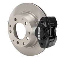 Wilwood 84-89 Porsche 911 D31 11.42in. Rear Brake Kit w/ Flex Lines - Black