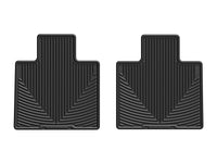 WeatherTech 2017+ Nissan Titan Rear Rubber Mats - Black