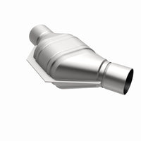 MagnaFlow Universal Catalytic Converter 2.25in Inlet/Outlet Angled Offset/Center Calif OBDII