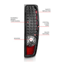 ANZO 04-10 Chevy Colorado LED Taillights G2 - Black