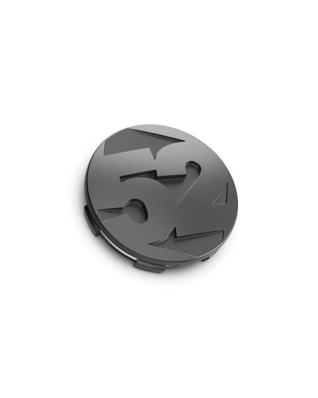fifteen52 65mm Snap In Center Cap Single for Rally Sport/MX/SV Wheels - Frosted Graphite