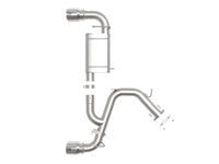 aFe Power Axle Back Exhaust - 19-20 Hyundai Veloster N L4-2.0L (t) w/ Polished tips
