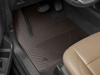 WeatherTech 2018+ Lincoln Navigator / Navigator L Front Rubber Mats - Cocoa