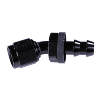 Russell 6AN Twist-Lok 30 Degree Hose End - Black
