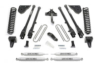 Fabtech 23-24 F250/350 4WD Diesel 4in 4 Link System w/ Coils and Performance Shocks