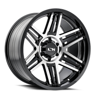 ION Type 147 17x9 / 5x127 BP / 0mm Offset / 78.1mm Hub Black/Machined Wheel