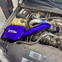 Wehrli 01-04 Duramax LB7 4in Intake Kit with Air Box Stage 2 - Candy Teal