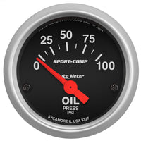 Autometer Sport-Comp 67-68 Camaro/Firebird Dash Kit 6pc Tach / MPH / Fuel / Oil / WTMP / Volt
