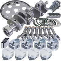 Eagle Chevy 350 1Pc 3.750in Crank 5.700in I-Beam Rods 4.060in Pistons 168 Tooth FP Balanced Assembly