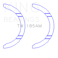 King Engine Bearings Toyota 1ZZ-FE Thrust Washer Set