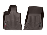 WeatherTech 2016+ Maserati Quattroporte Front FloorLiner - Cocoa (1 Grommet Style)