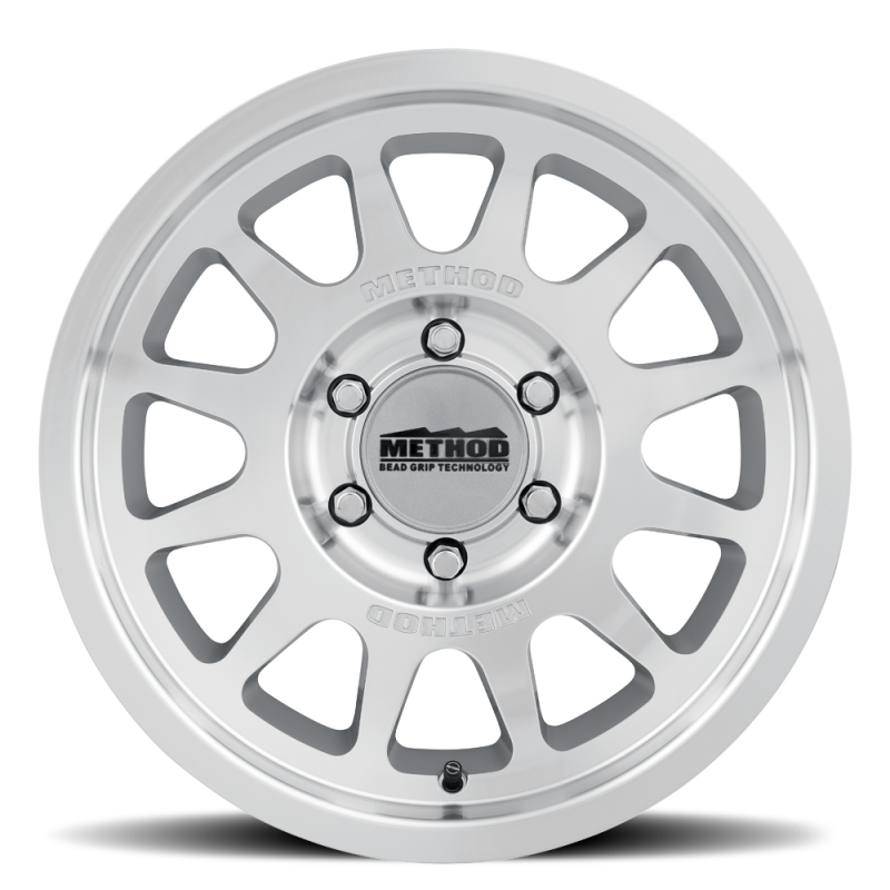 Method MR703 Bead Grip 20x9 0mm Offset 6x5.5 106.25mm CB - Machined Clear Coat