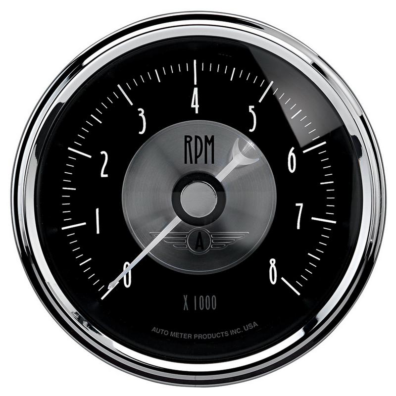 Autometer Prestige Series Black 3-3/8in 120mph Electric Programmable Speedometer w/LCD Odometer