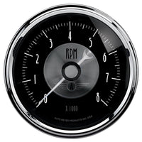 Autometer Prestige Series Black 3-3/8in 120mph Electric Programmable Speedometer w/LCD Odometer