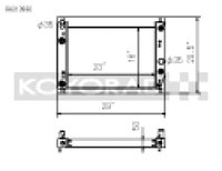 Koyo 05-13 Chevrolet Corvette C6 Racing Radiator