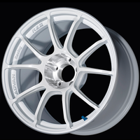 Advan RZIII 18x9.0 / +45 Offset / 5x112 BC / 66.5mm Bore / Racing White Metallic & Diamond Cut