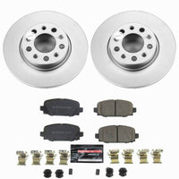 Power Stop 17-25 Jeep Compass Rear Z23 Coated Brake Kit