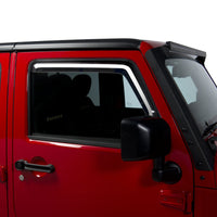 Putco 20-21 Jeep Gladiator JT/JL Element Chrome Window Visors (Front Only)