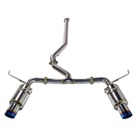 REMARK 2022+ Subaru WRX (VB) Cat-Back Exhaust - Dual R1 Spec Burnt Stainless (Non-Resonated)