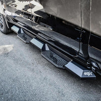 Westin 19-22 Chevrolet Silverado 1500 DC HDX Xtreme Nerf Step Bars - Tex. Blk