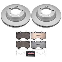 Power Stop 08-11 Lexus LX570 Front Z36 Coated Truck & Tow Brake Kit