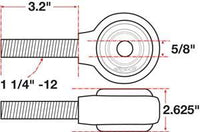 SPC Performance xAxis Rod End Ball Joint