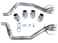 AWE Tuning 05-07 C6 Chevrolet Corvette 6.0L Track Edition Axle-Back Exhaust w/ Chrome Silver Tips