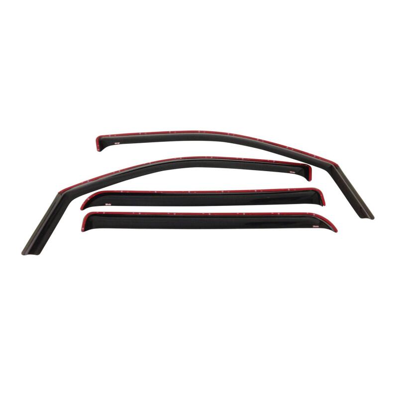 Westin 2014-2018 Chevy Silverado 1500 Crew Cab In-Channel Wind Deflector 4pc - Smoke
