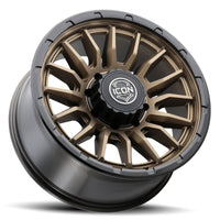 ICON Alloys Cajon 20x9 / 8x170 / 6mm / 5.25in BS Satin Bronze Wheel w/ GB Lip
