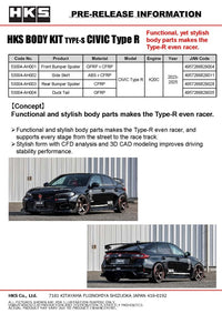 HKS BODY KIT TYPE-S FL5 Duck Tail