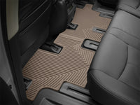 WeatherTech 13+ Nissan Pathfinder Rear Rubber Mats - Tan