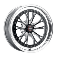 Weld Vitesse 17x5 / 5x112 / 2.2 BS / 3.18 HB - Black Center - Polished Shell - Non-BL Wheel