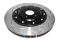 DBA T3 5000 Slotted Series w/ Black Hat Front Right 2012 Nissan GTR R35