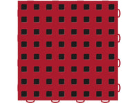 WeatherTech TechFloor - 12in X 12in Tiles - Red/Black **Order in Qtys of 10