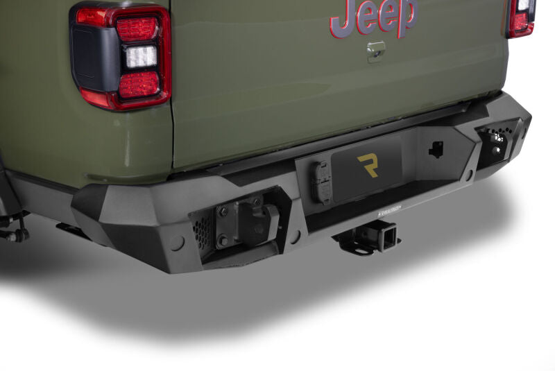 Go Rhino 20-26 Jeep Gladiator JT Crew Cab Trailline Rear Full Width Bumper - Tex. Blk