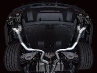 AWE 2024 Ford Mustang Dark Horse S650 RWD Track Edition Cat-Back Exhaust w/ Quad Diamond Black Tips