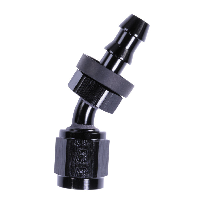 Russell 4AN Twist-Lok 30 Degree Hose End - Black