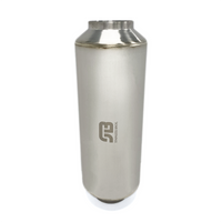 Stainless Bros 12in Overall Length 3.5in SS304 Matte Finish Lightweight Race Muffler