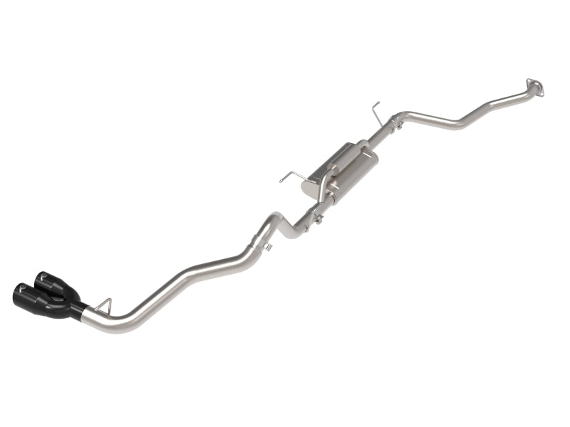 aFe 24-25 Toyota Tacoma L4-2.4L (t) Vulcan Series 2.5in to 3in Cat-Back w/ Black Tip