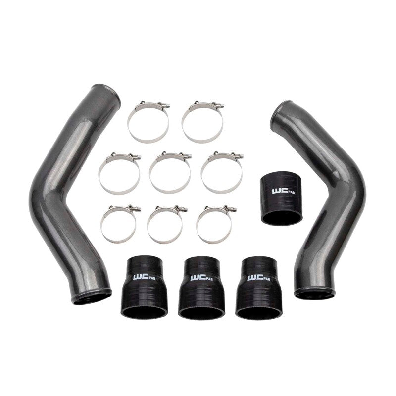 Wehrli 13-18 Cummins 6.7L 3.5in High Flow Intake Bundle Kit Stage 1 - Flat Black