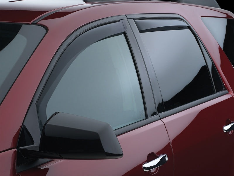WeatherTech 07+ GMC Acadia Front and Rear Side Window Deflectors - Dark Smoke