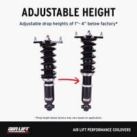 Air Lift Performance 02-06 Infiniti G35 / 03-08 Nissan 350z Coilover Kit