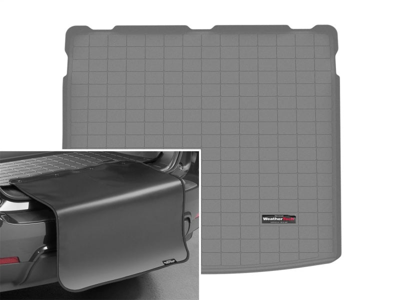 WeatherTech 2018+ Volkswagen Tiguan Cargo With Bumper Protector - Grey